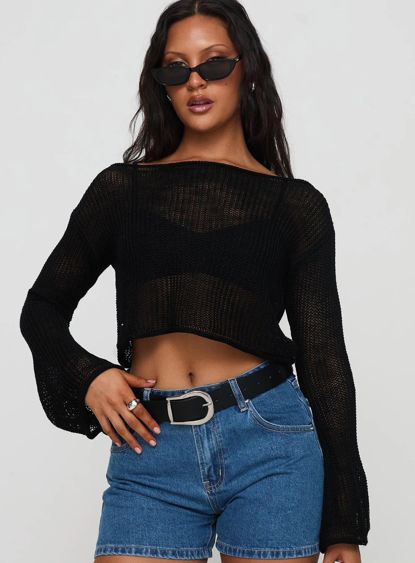 Cafe Pari Sweater Black - Image 2