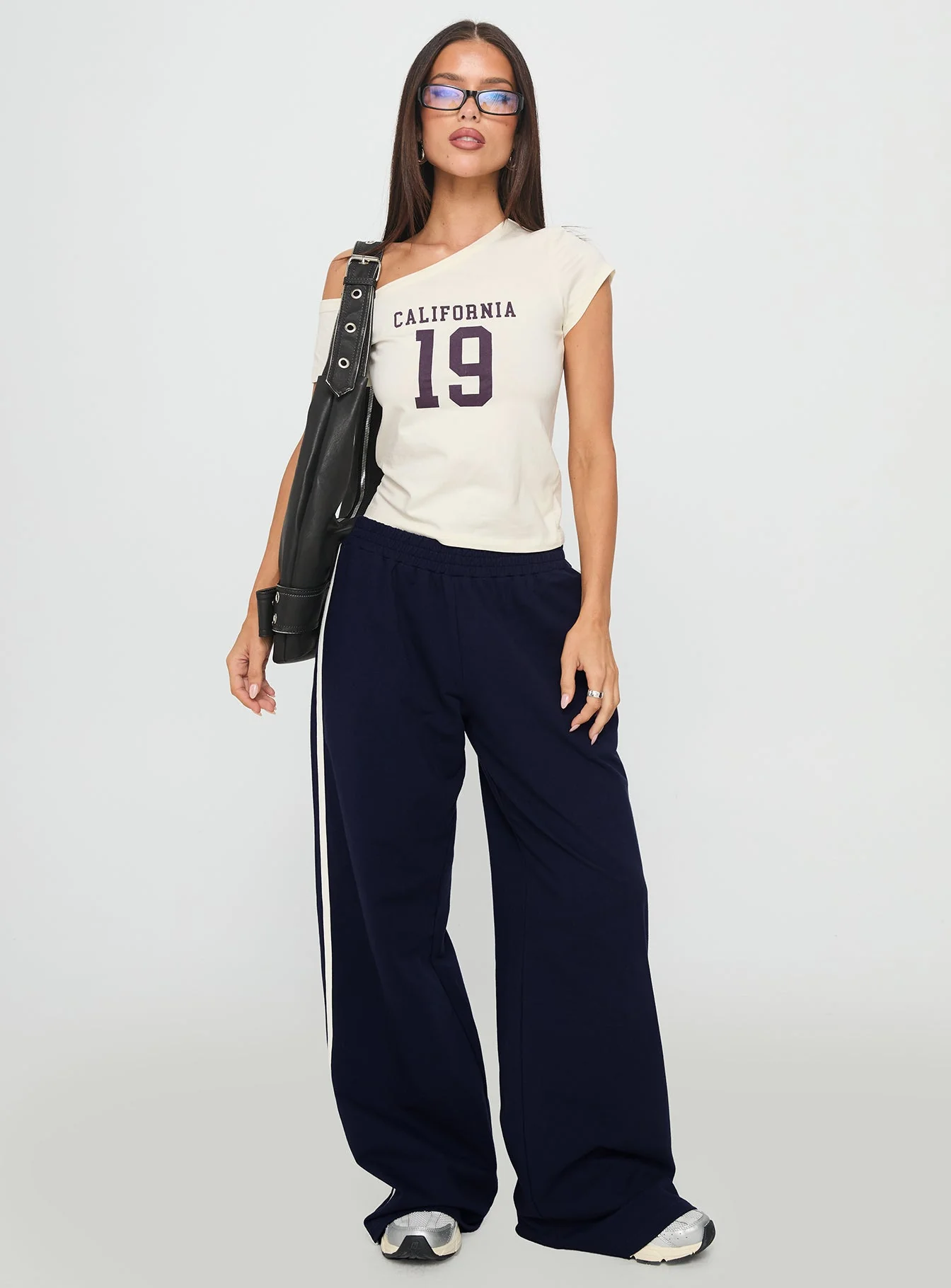 Cali Babe Cold Shoulder Top Ivory - Image 3