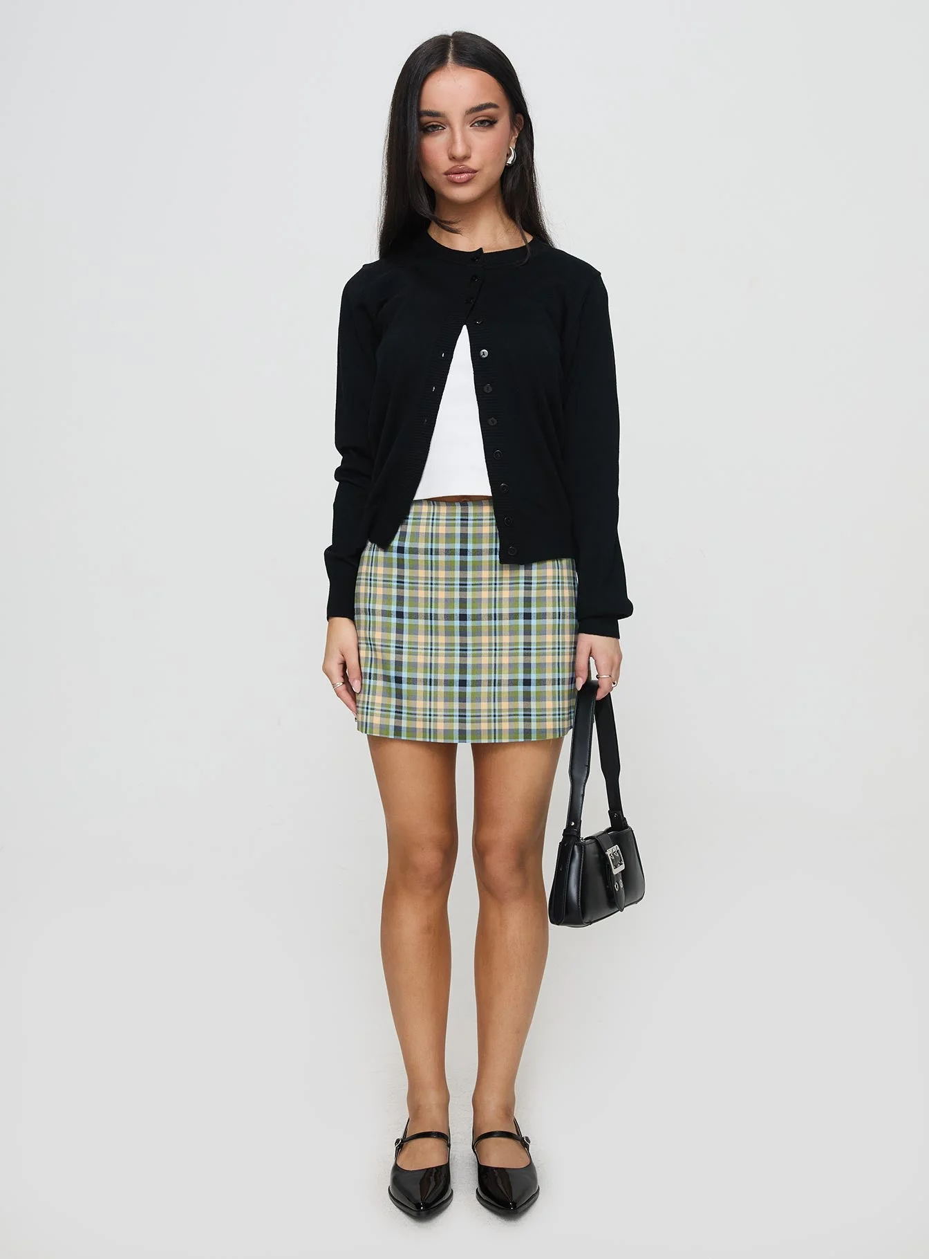 Capeside Knit Cardigan Black - Image 6