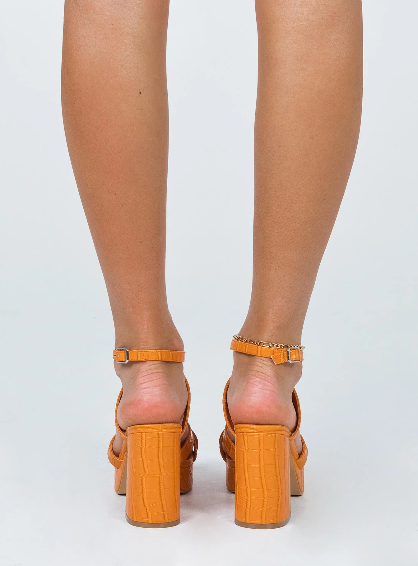 Caprice Heels Orange - Image 5