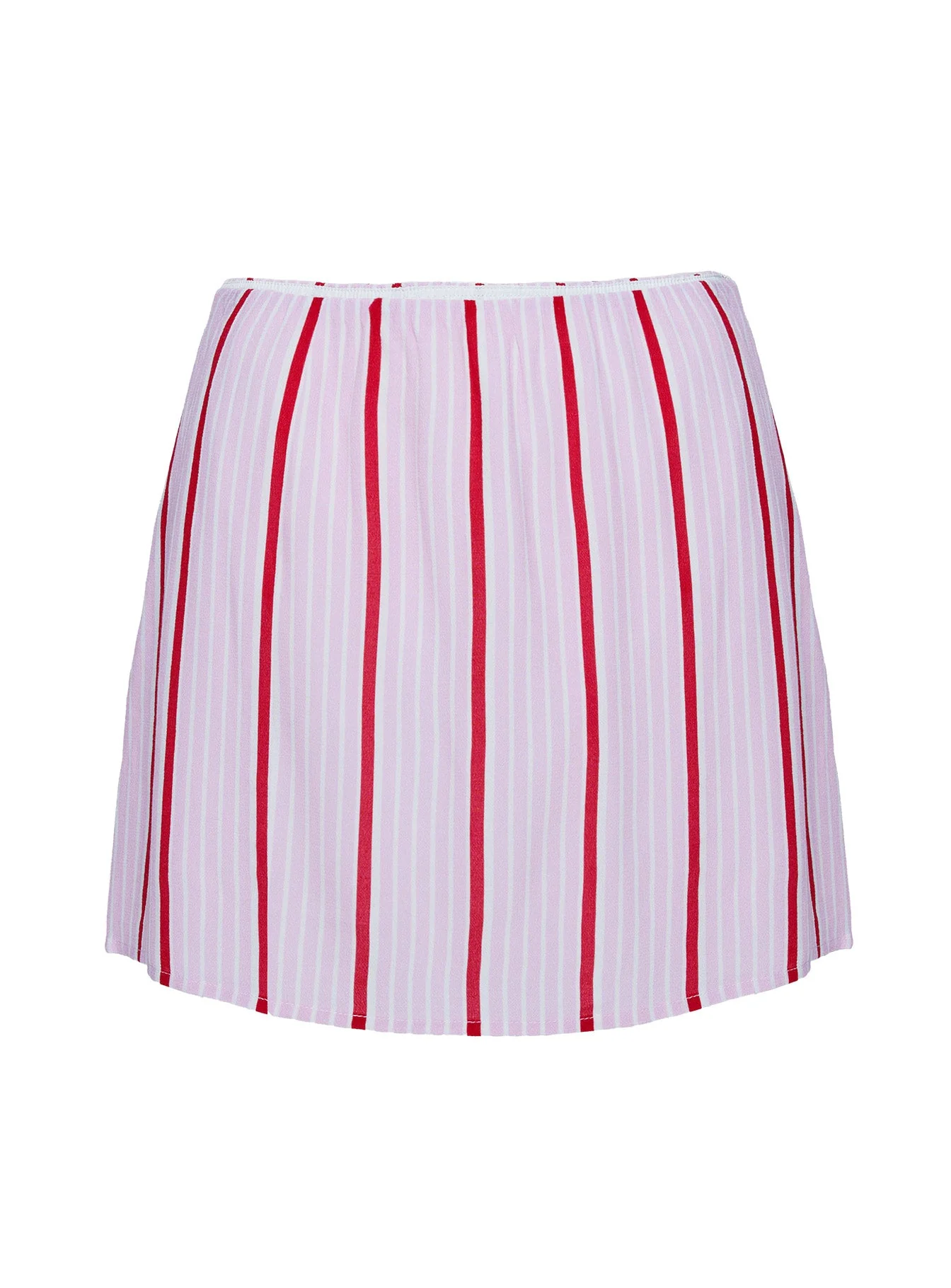 Caraliia Mini Skirt Pink / Red Stripe - Image 5