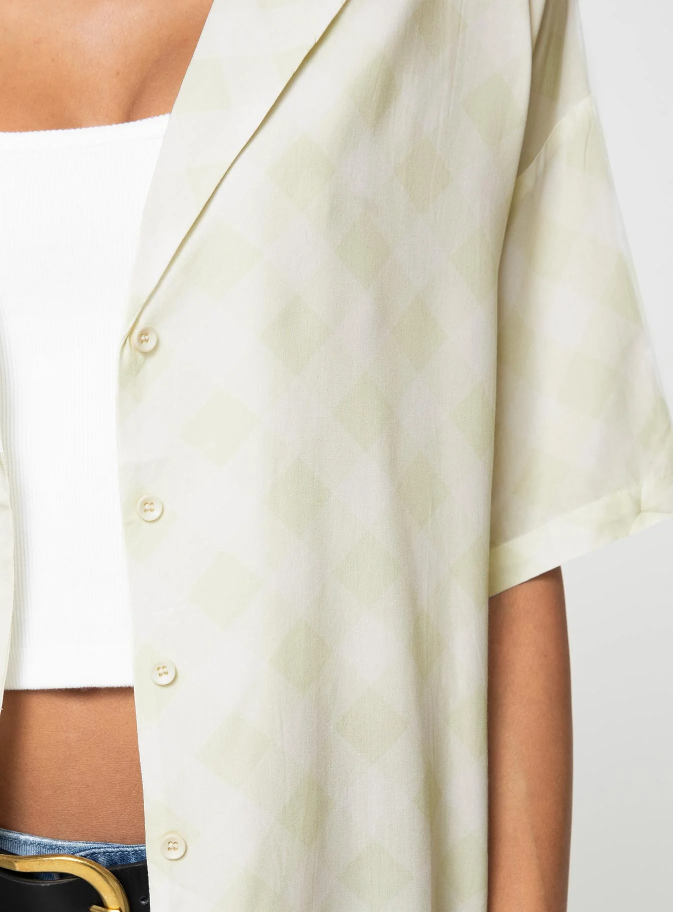 Caraliia Shirt Green Check - Image 6