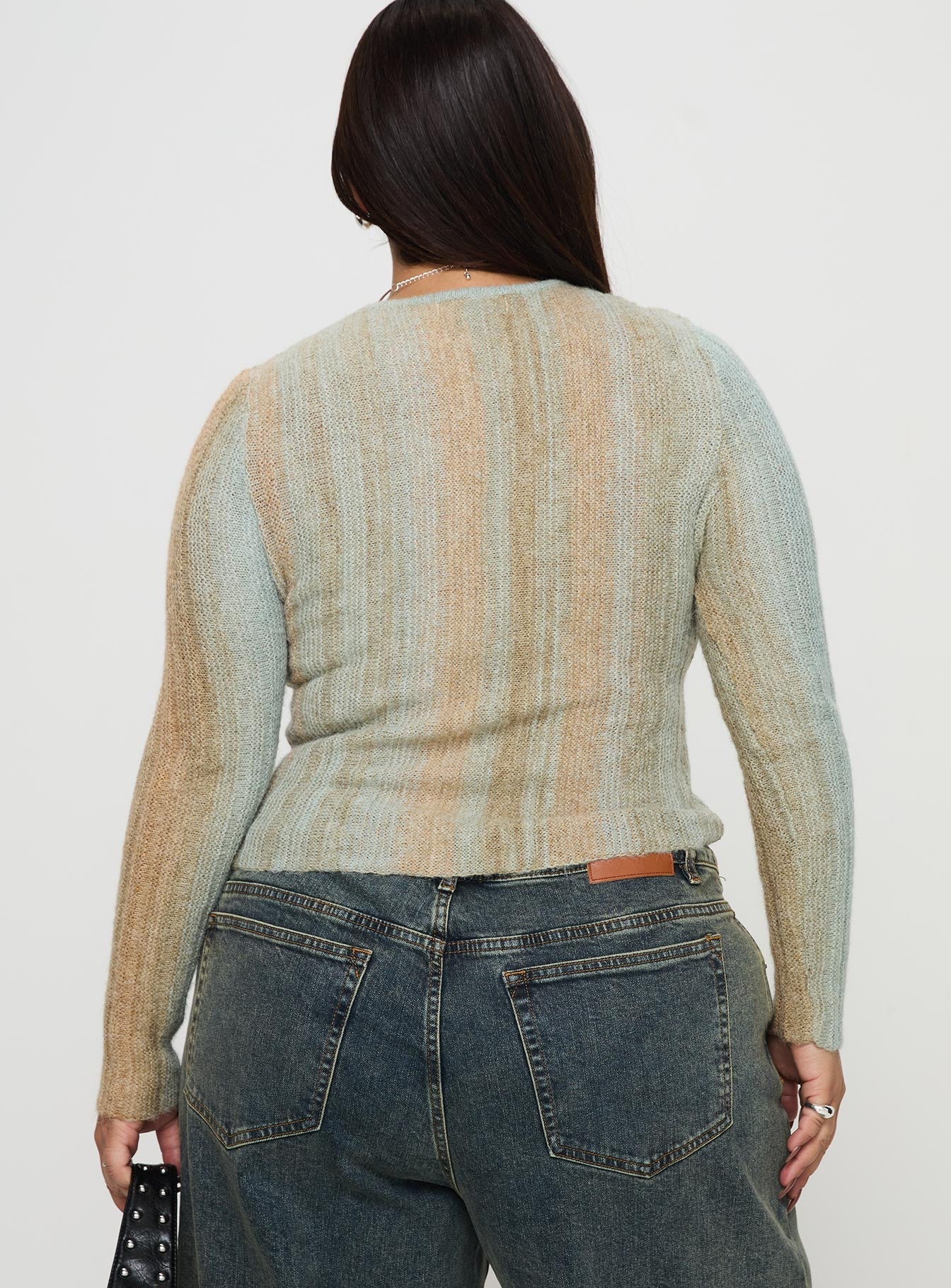 Cardenas Long Sleeve Top Green Curve - Image 5