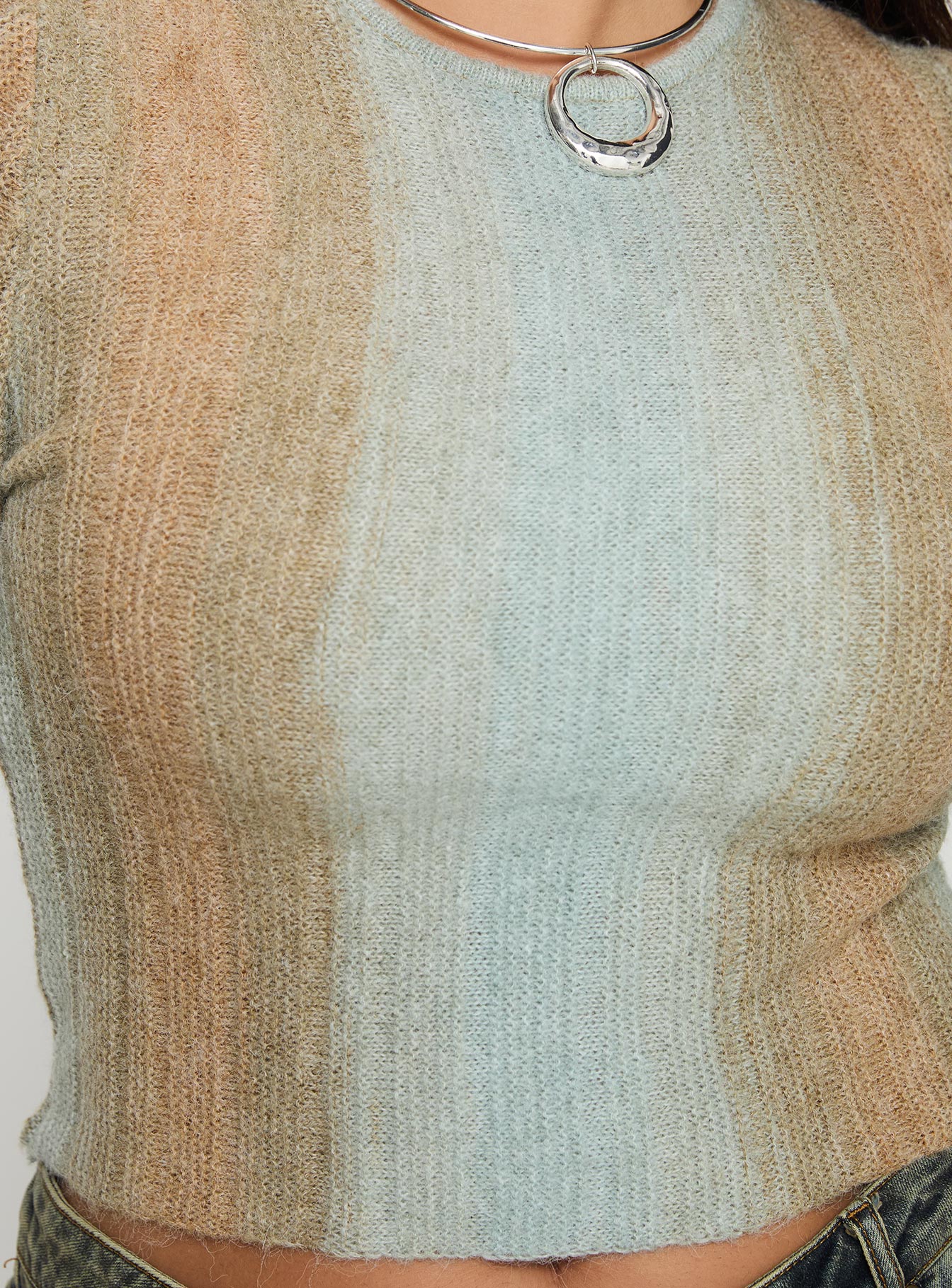 Cardenas Long Sleeve Top Green Curve - Image 6