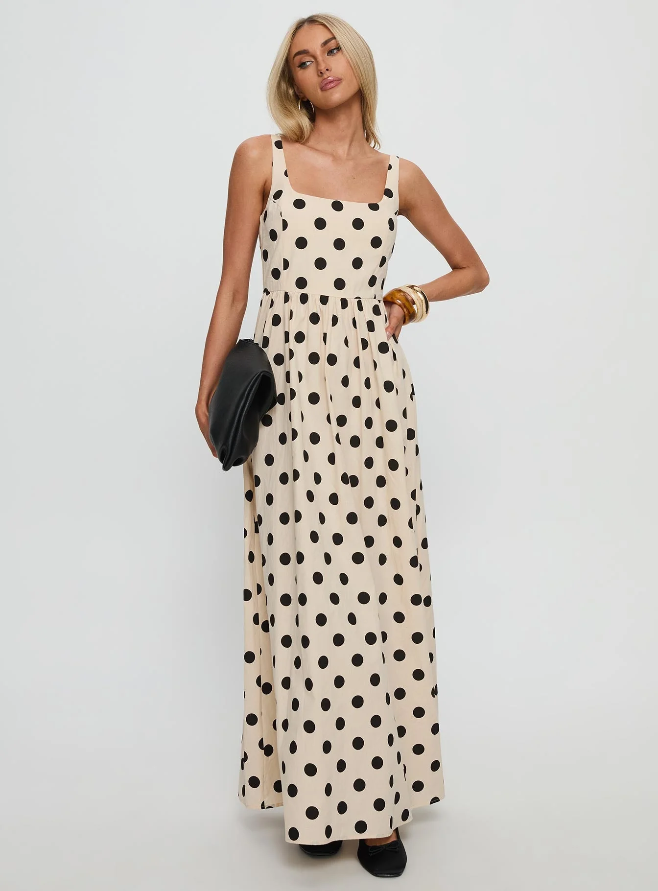 Cartmel Maxi Dress Cream / Polka Dot - Image 2