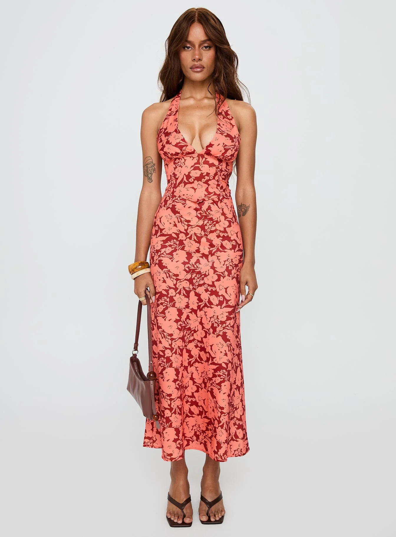 Casablanca Halter Top Red Floral - Image 6