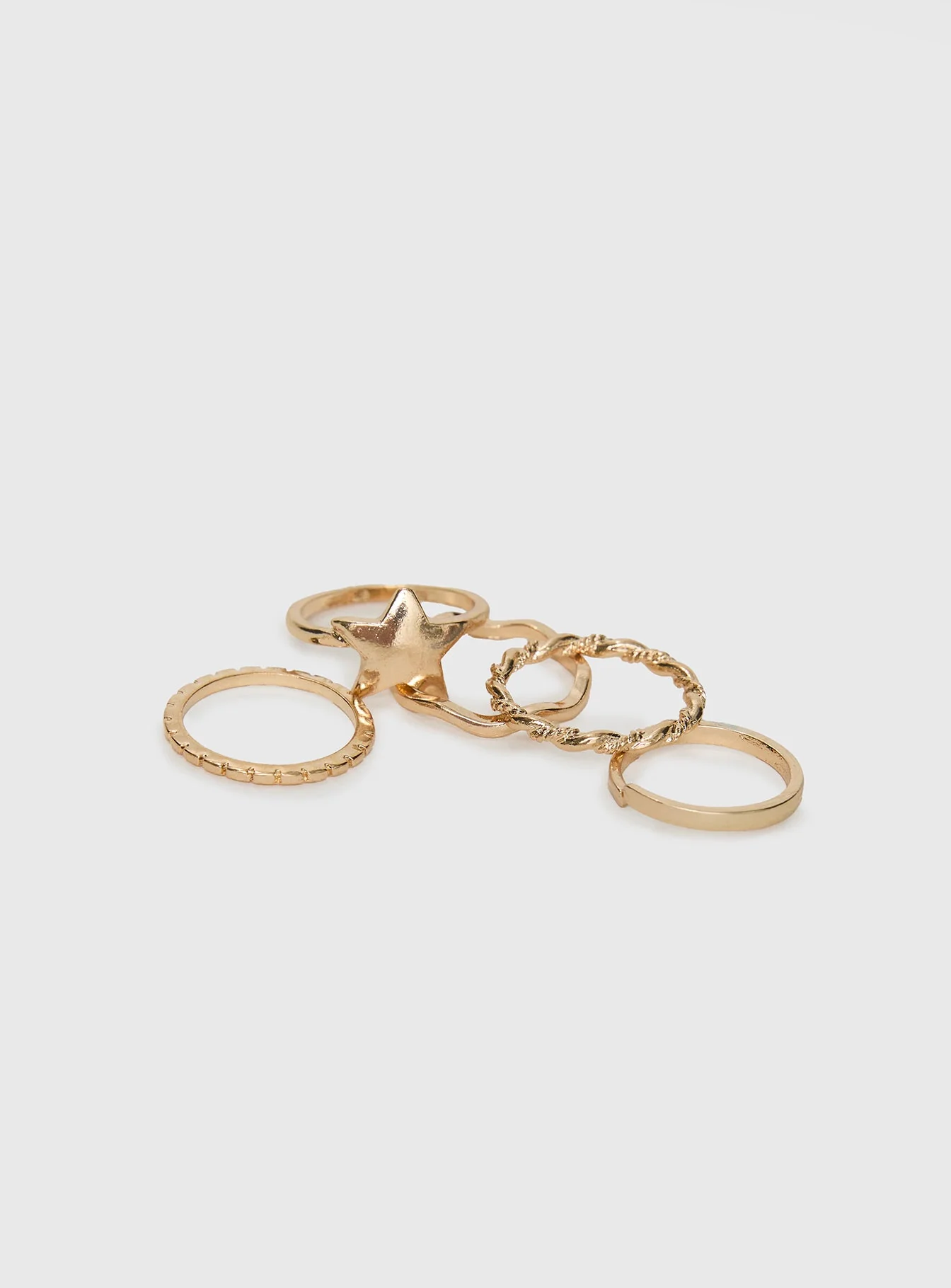 Casen Ring Set Gold - Image 3