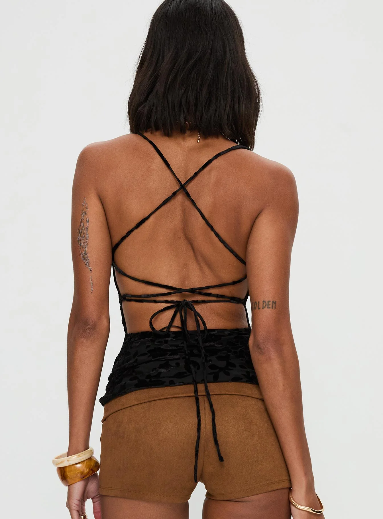 Celena Halter Top Black - Image 5