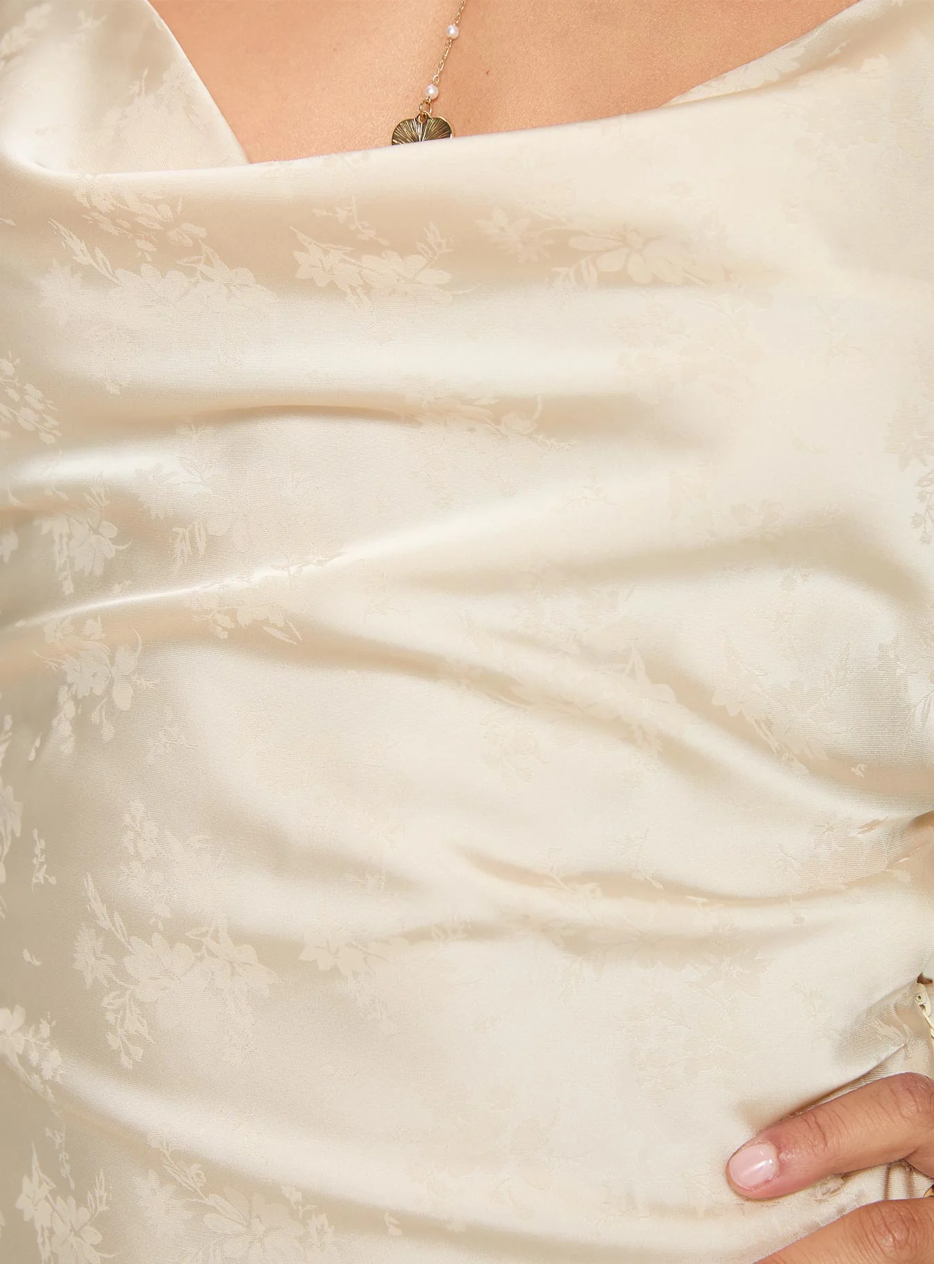 Celena Mini Dress Champagne - Image 6