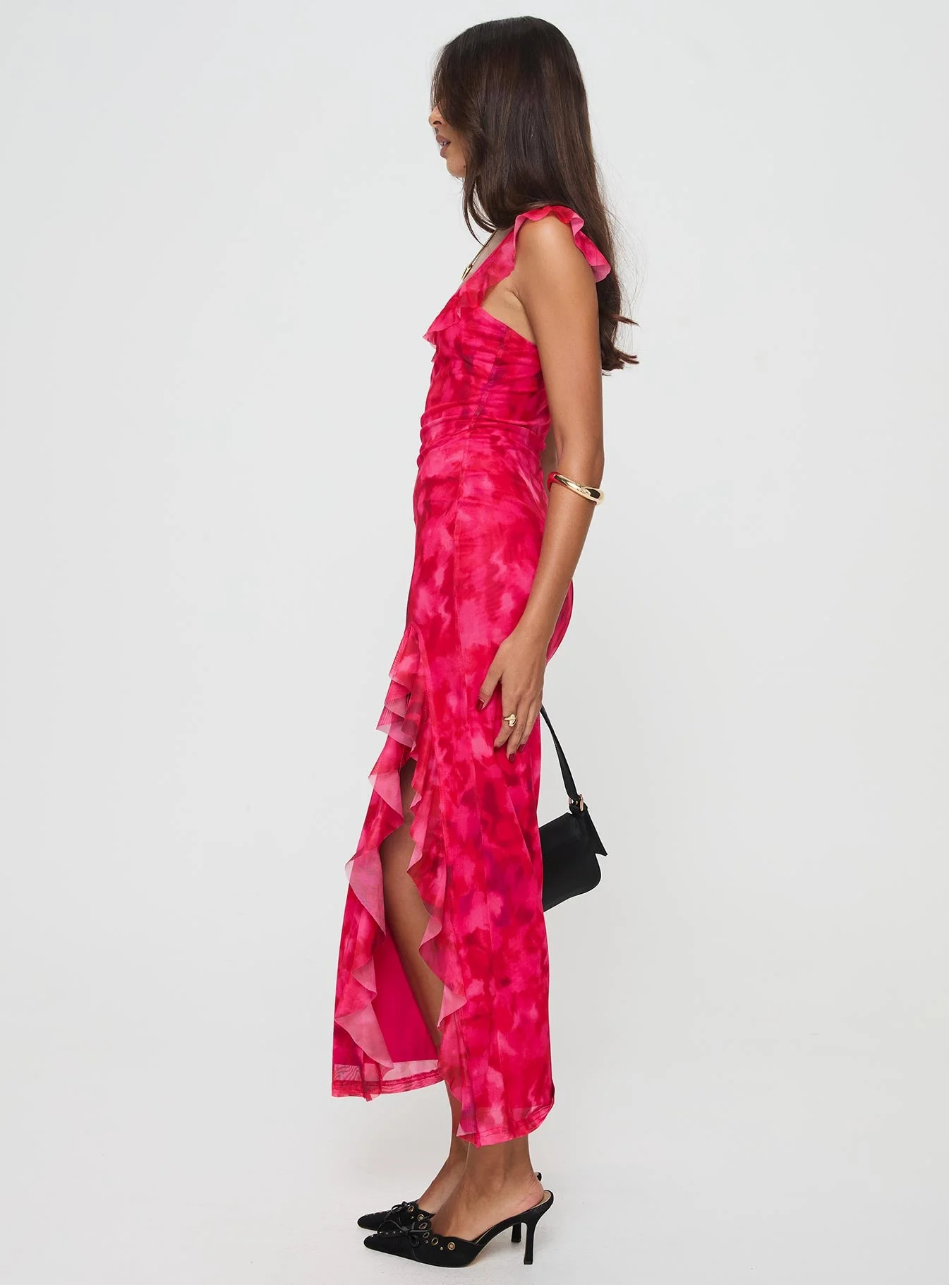 Ceri Maxi Dress Pink - Image 3