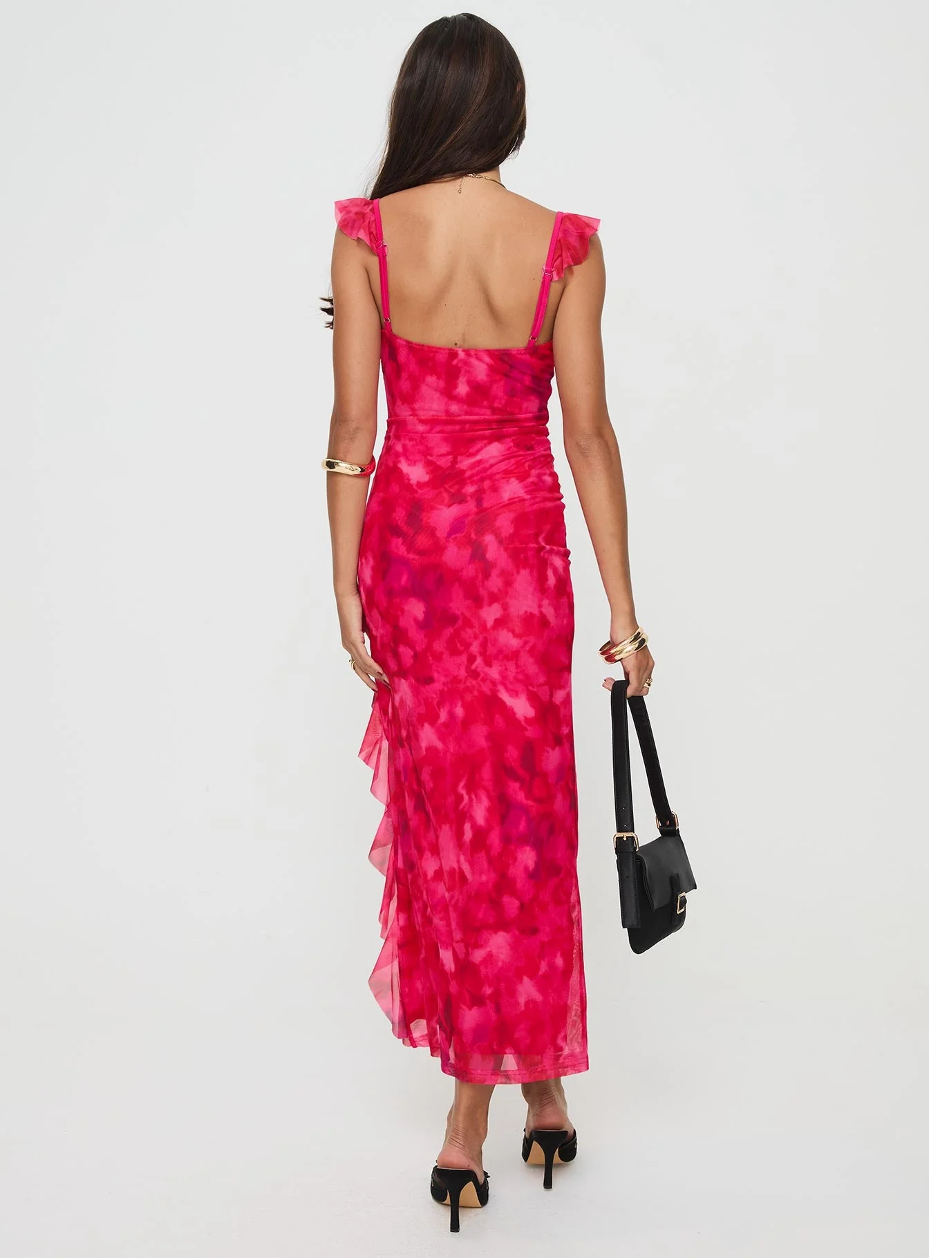 Ceri Maxi Dress Pink - Image 4