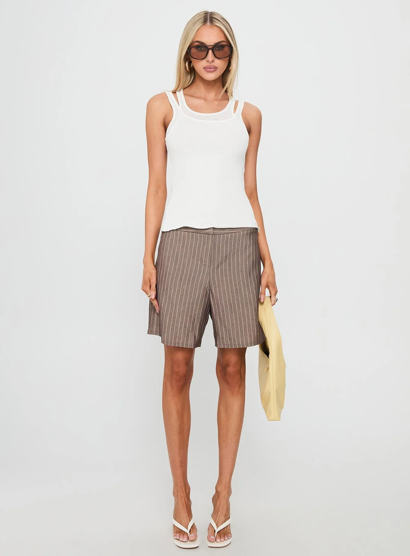 Ceyla Layered Tank Top White - Image 7