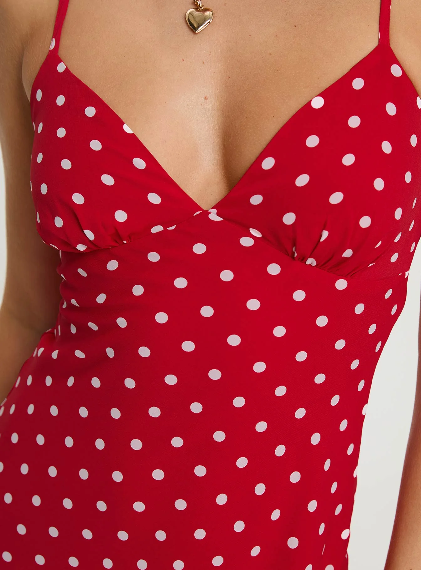 Chara Mini Dress Red - Image 5