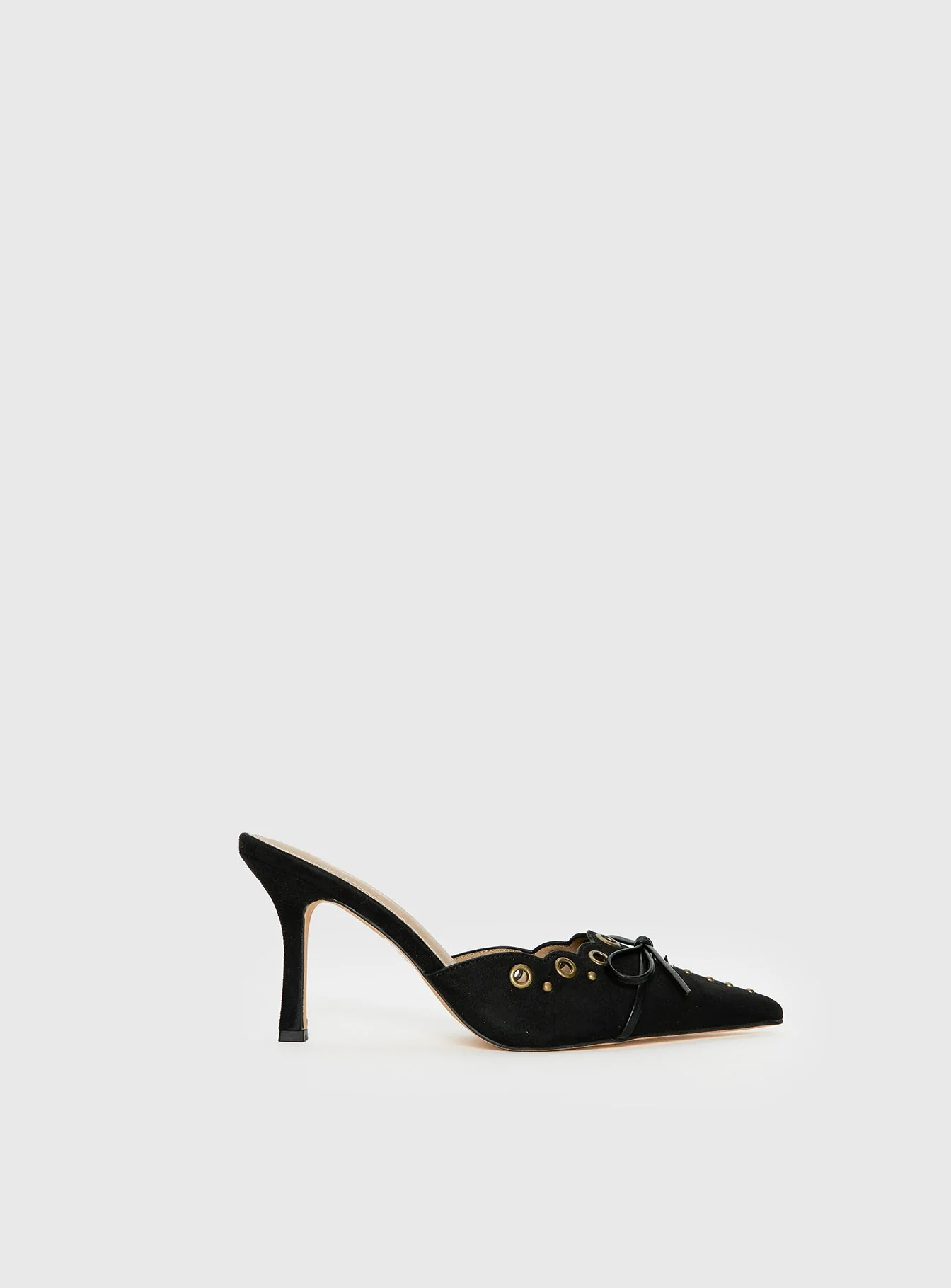Charisma Pointed Toe Heels Black - Image 2
