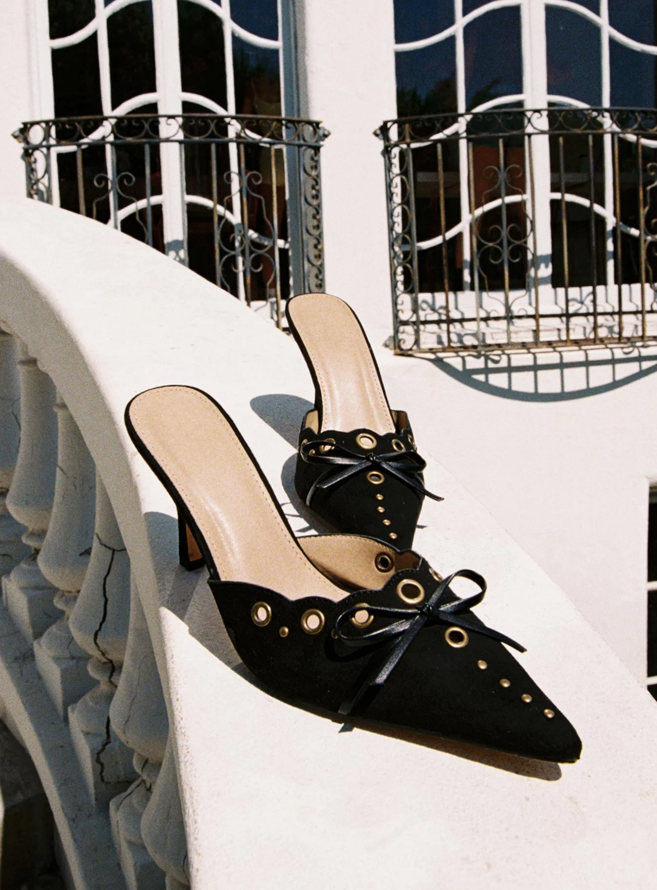 Charisma Pointed Toe Heels Black - Image 8
