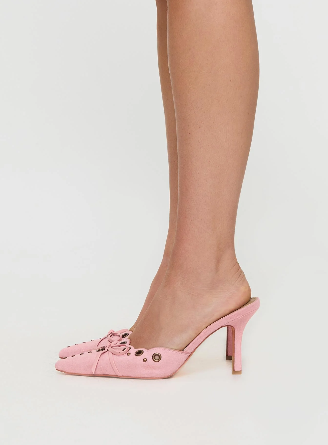 Charisma Pointed Toe Heels Dusty Pink - Image 3
