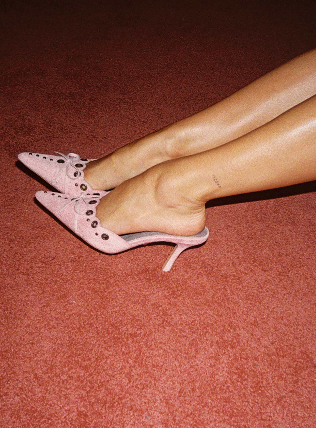 Charisma Pointed Toe Heels Dusty Pink - Image 5