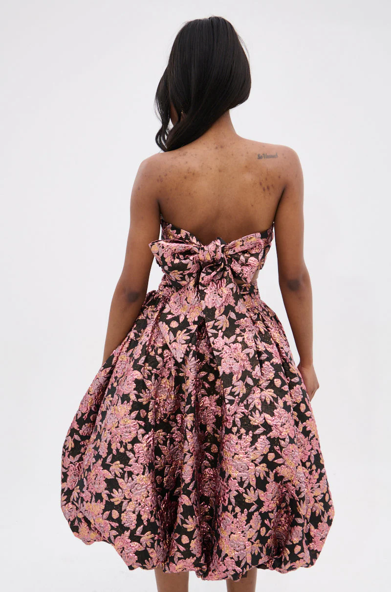 CHARLOTTE BROCADE MIDI DRESS - Image 5