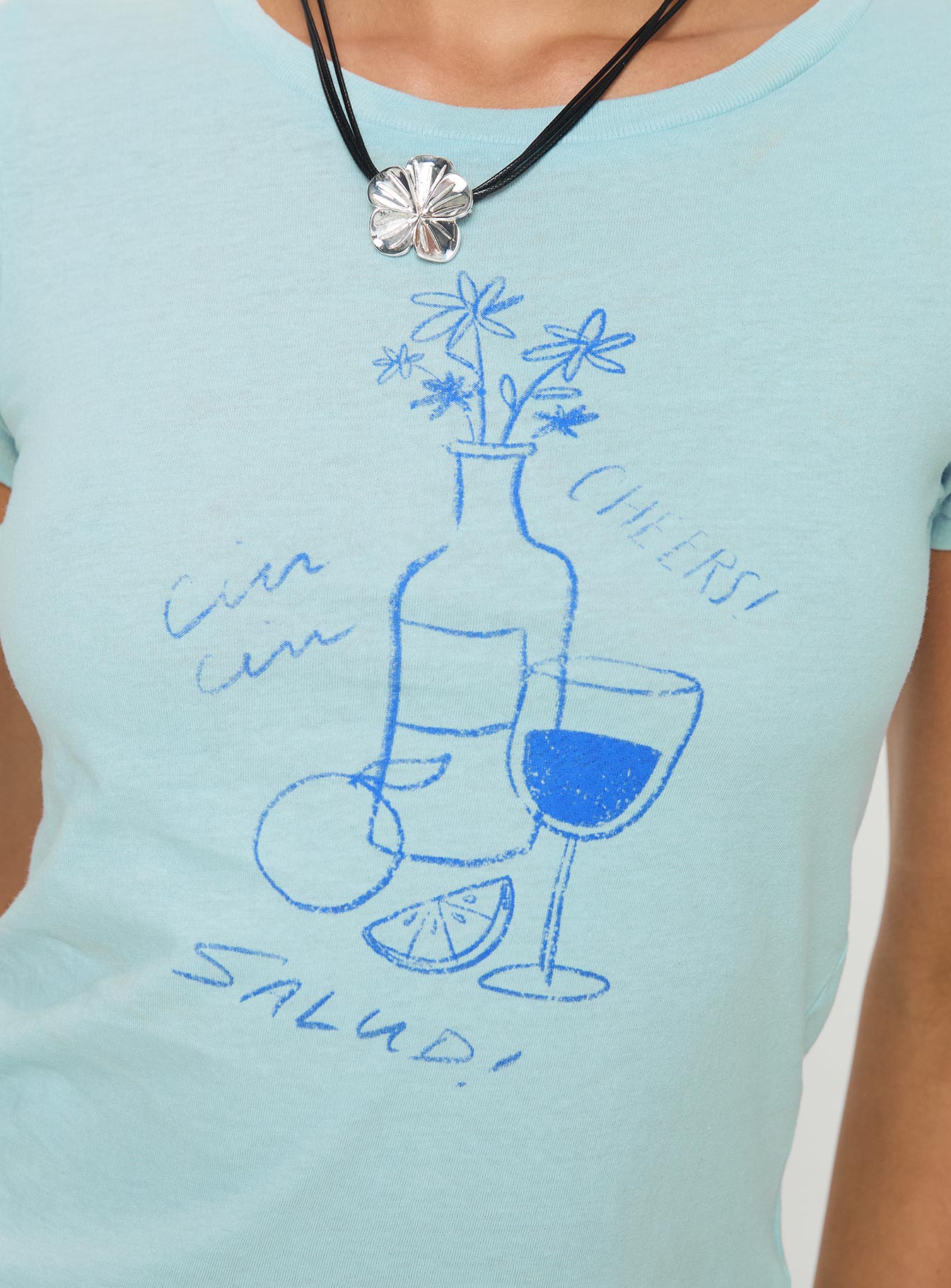 Cheers To You Tee Blue - Image 6