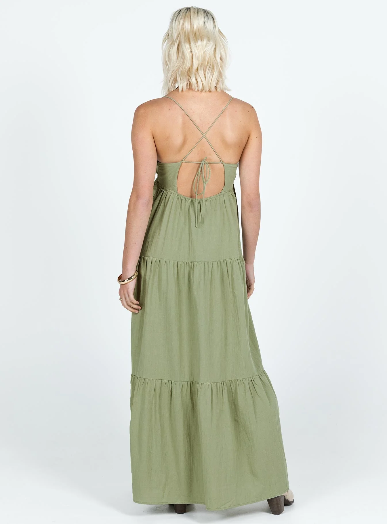 Chelsea Maxi Dress Sage Green - Image 5