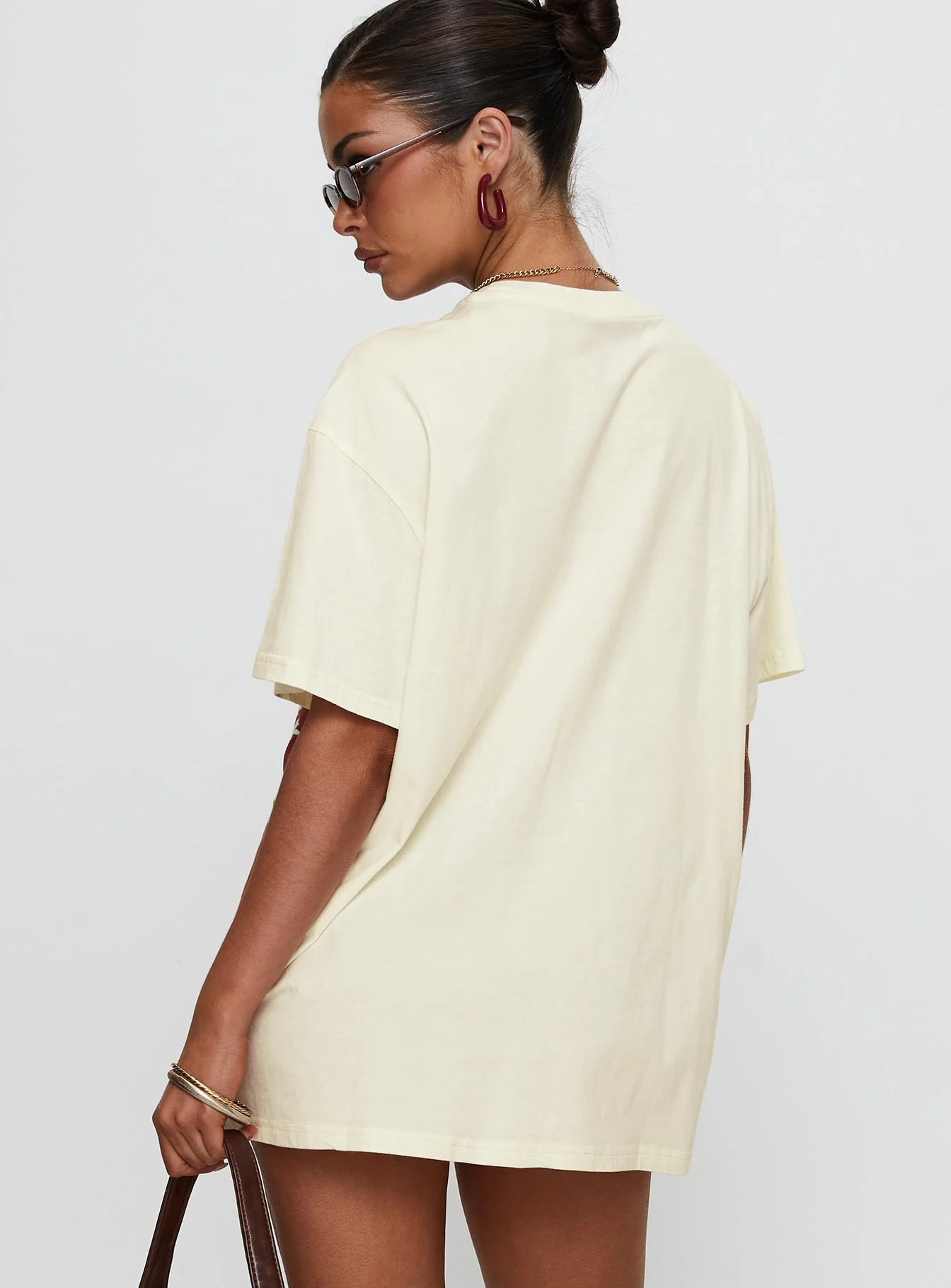 Cherrie Amore Oversized Tee White - Image 5