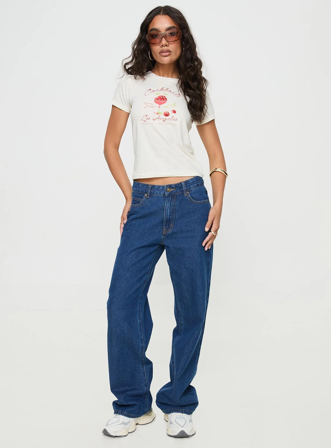 Cherry Cocktails Tee Cream - Image 3