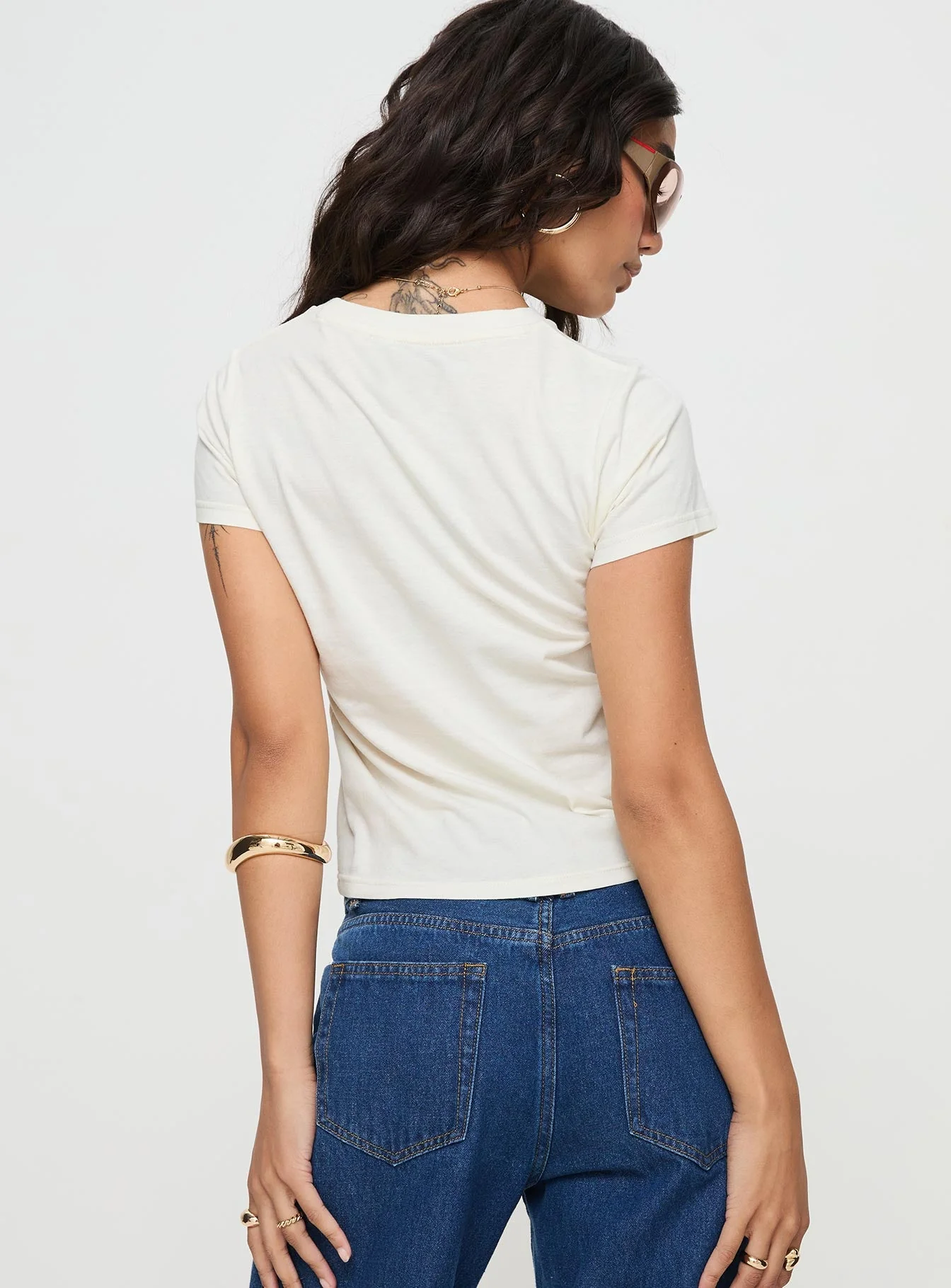 Cherry Cocktails Tee Cream - Image 5
