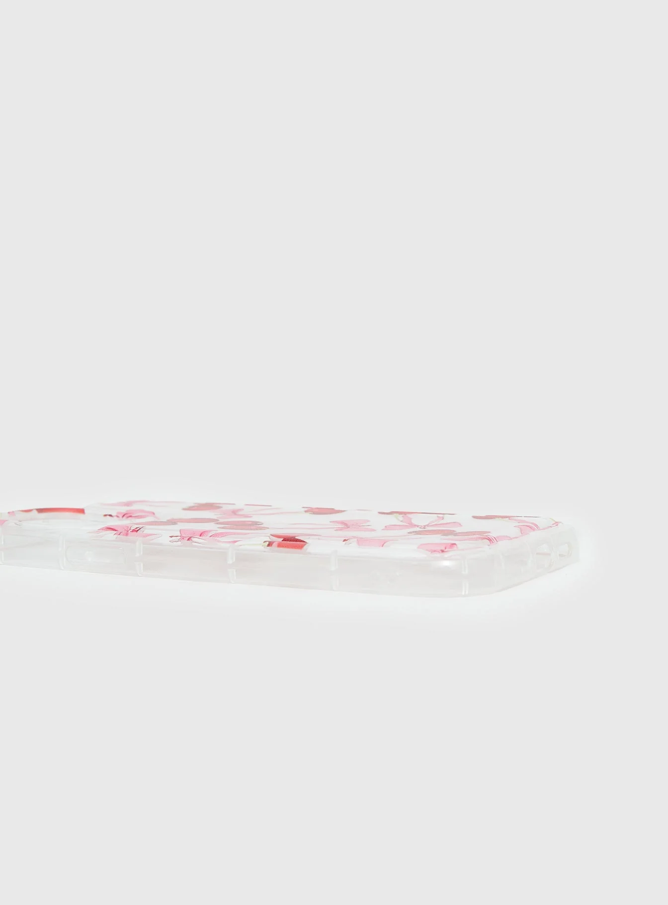 Cherry Pickers iPhone Case Clear / Red - Image 2