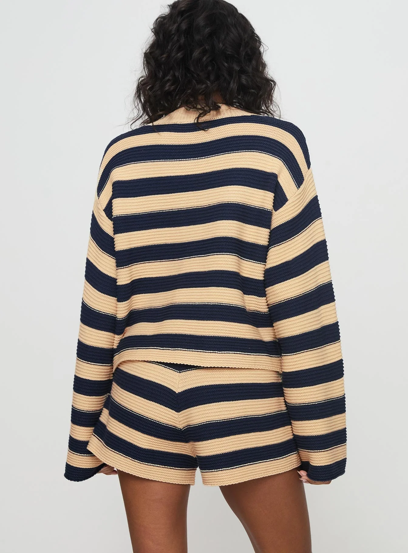 Cheyenne Set Navy / Cream Stripe - Image 7