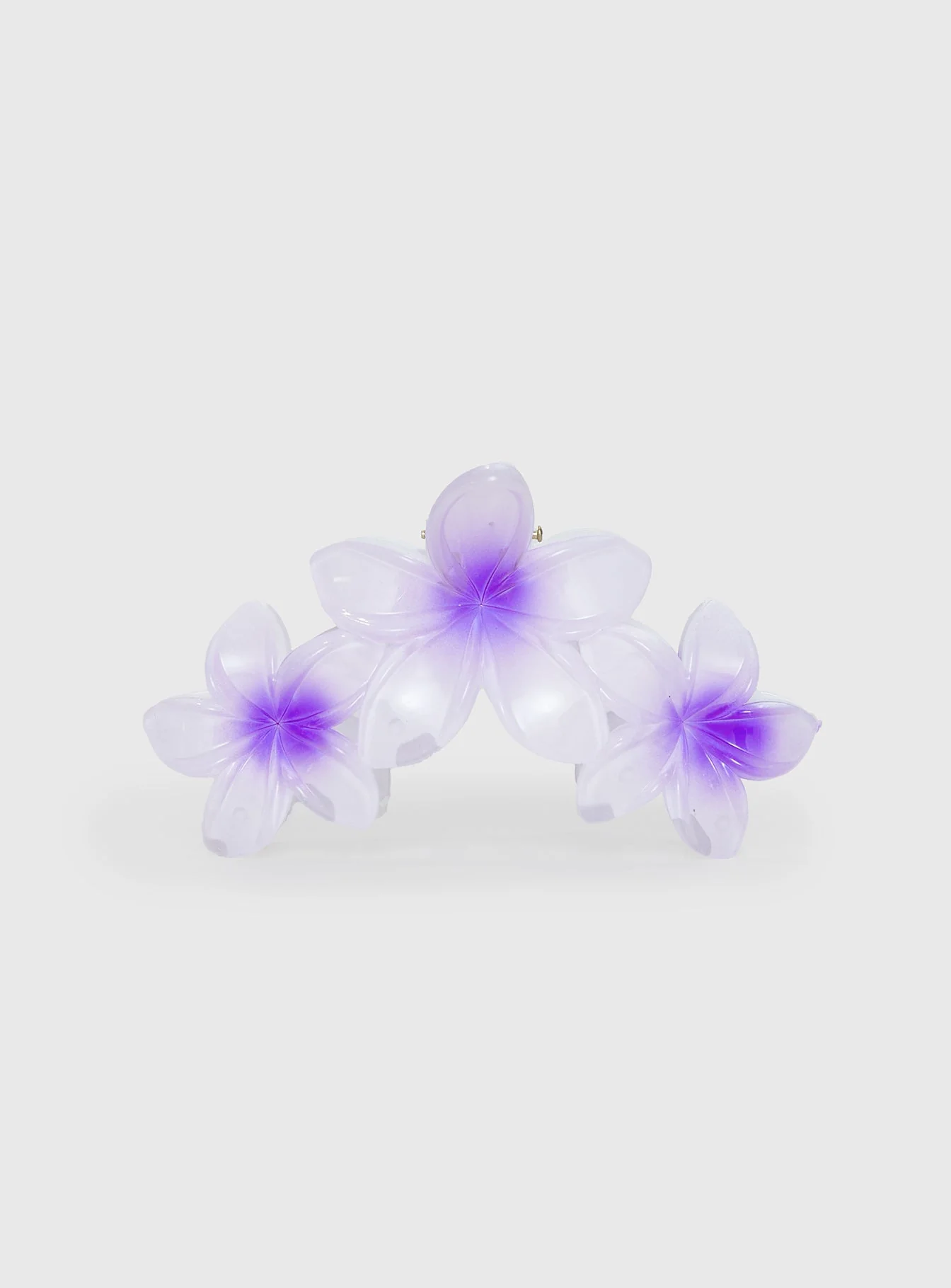 Chianti Frangipani Claw Clip Purple - Image 2