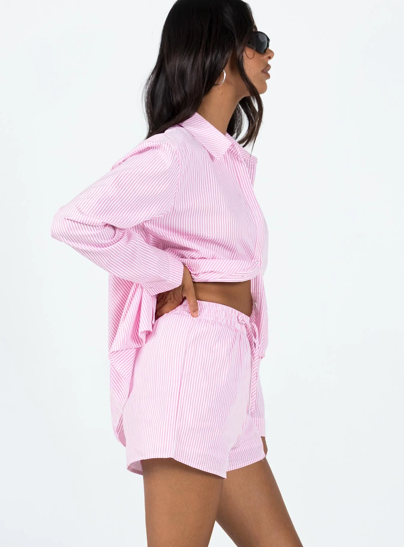 The Chloe Set Pink Stripe - Image 7