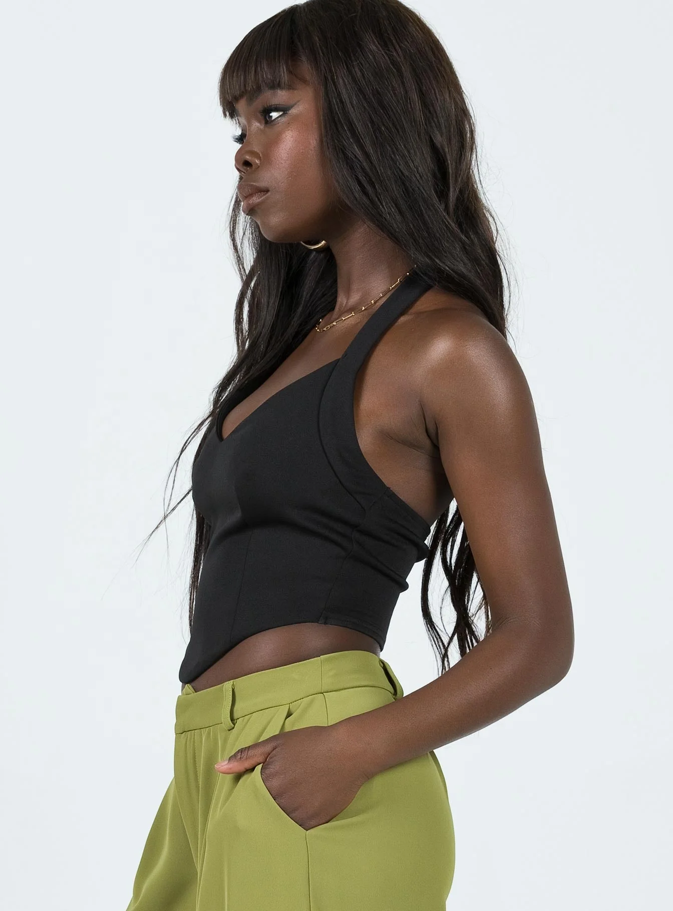 Cinto Halter Top Black - Image 4
