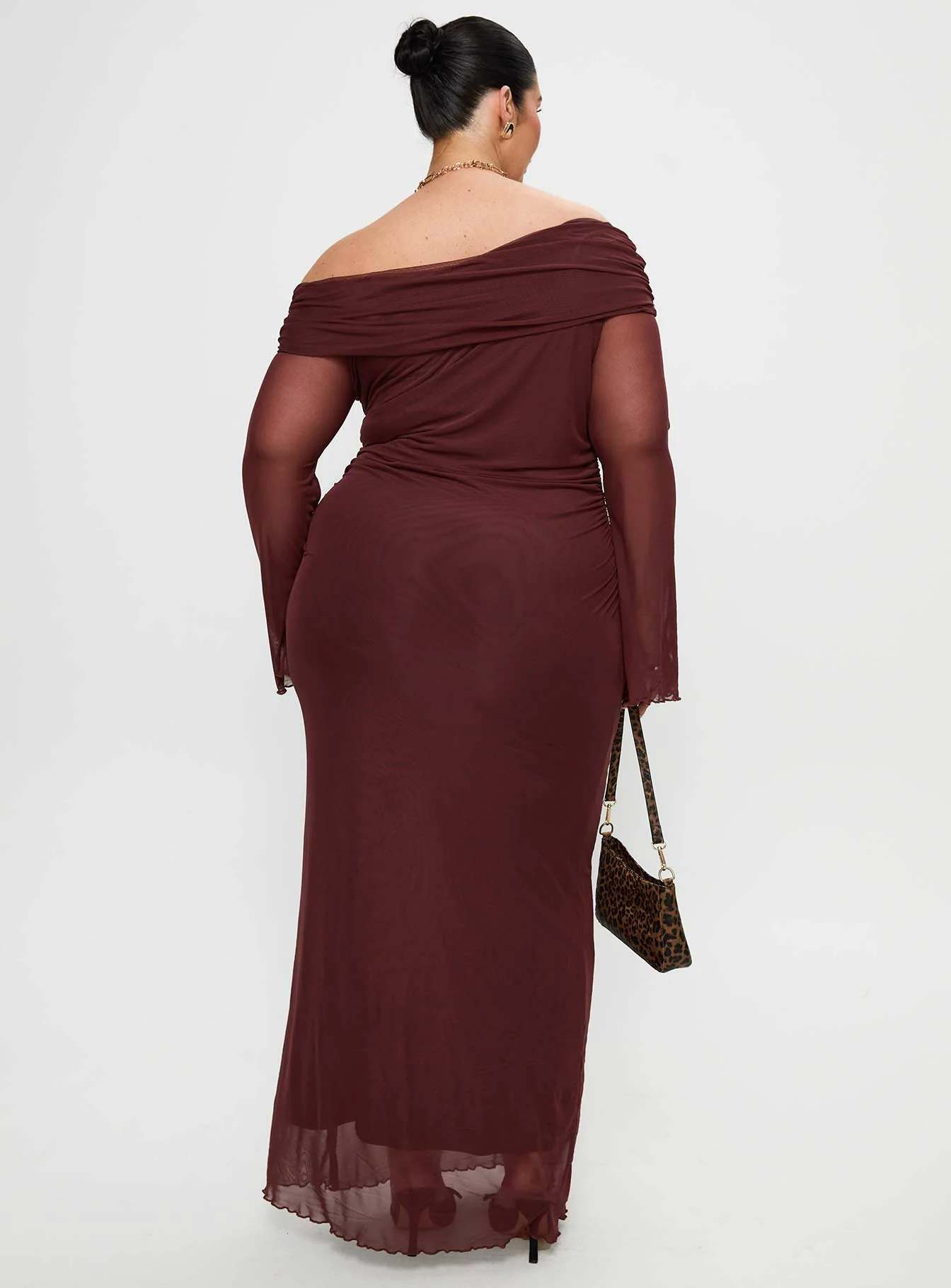 Consideration Maxi Dress Chocolate Curve - Image 5