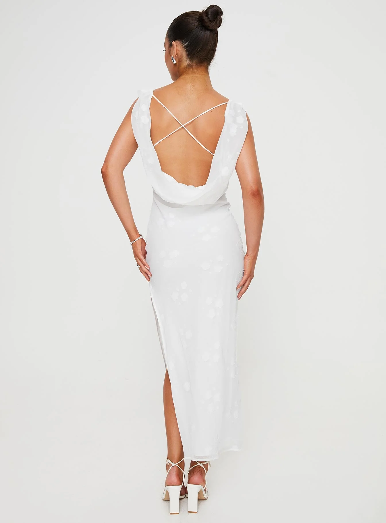 Contessa Maxi Dress White - Image 5