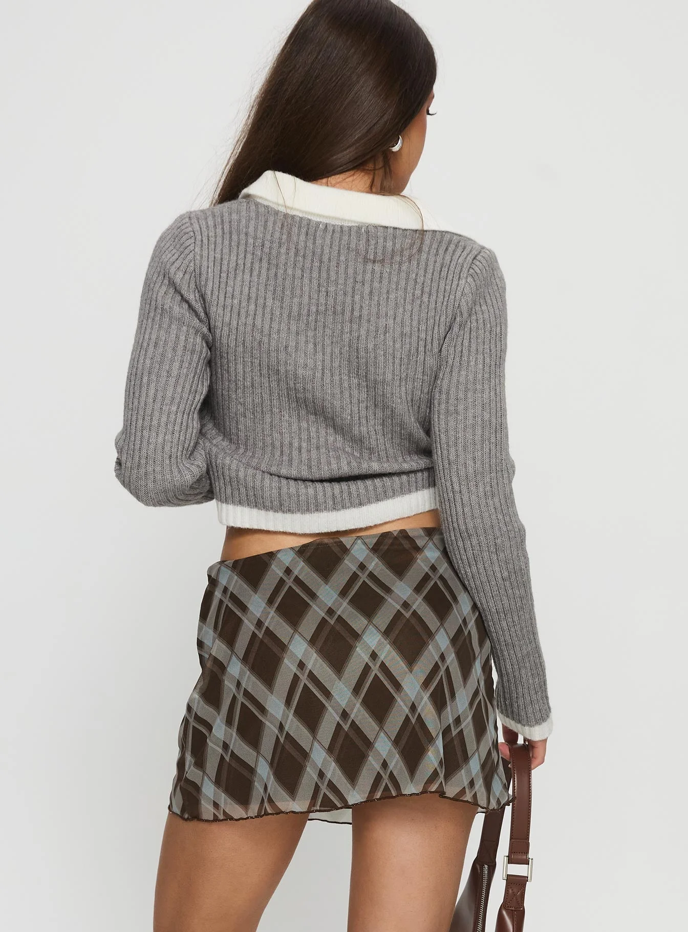 Cordilee Mini Skirt Multi Check - Image 5