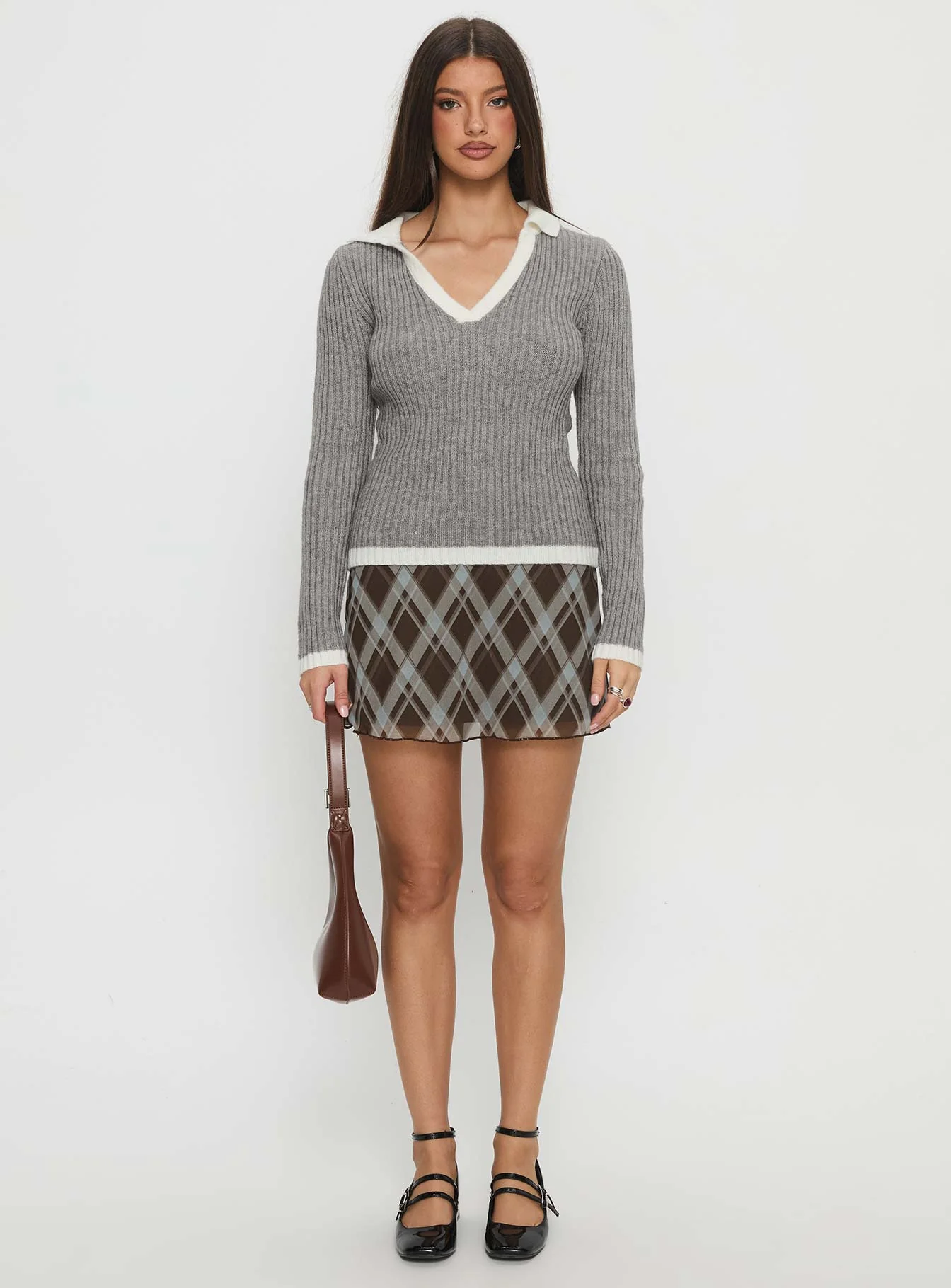 Cordilee Mini Skirt Multi Check - Image 7