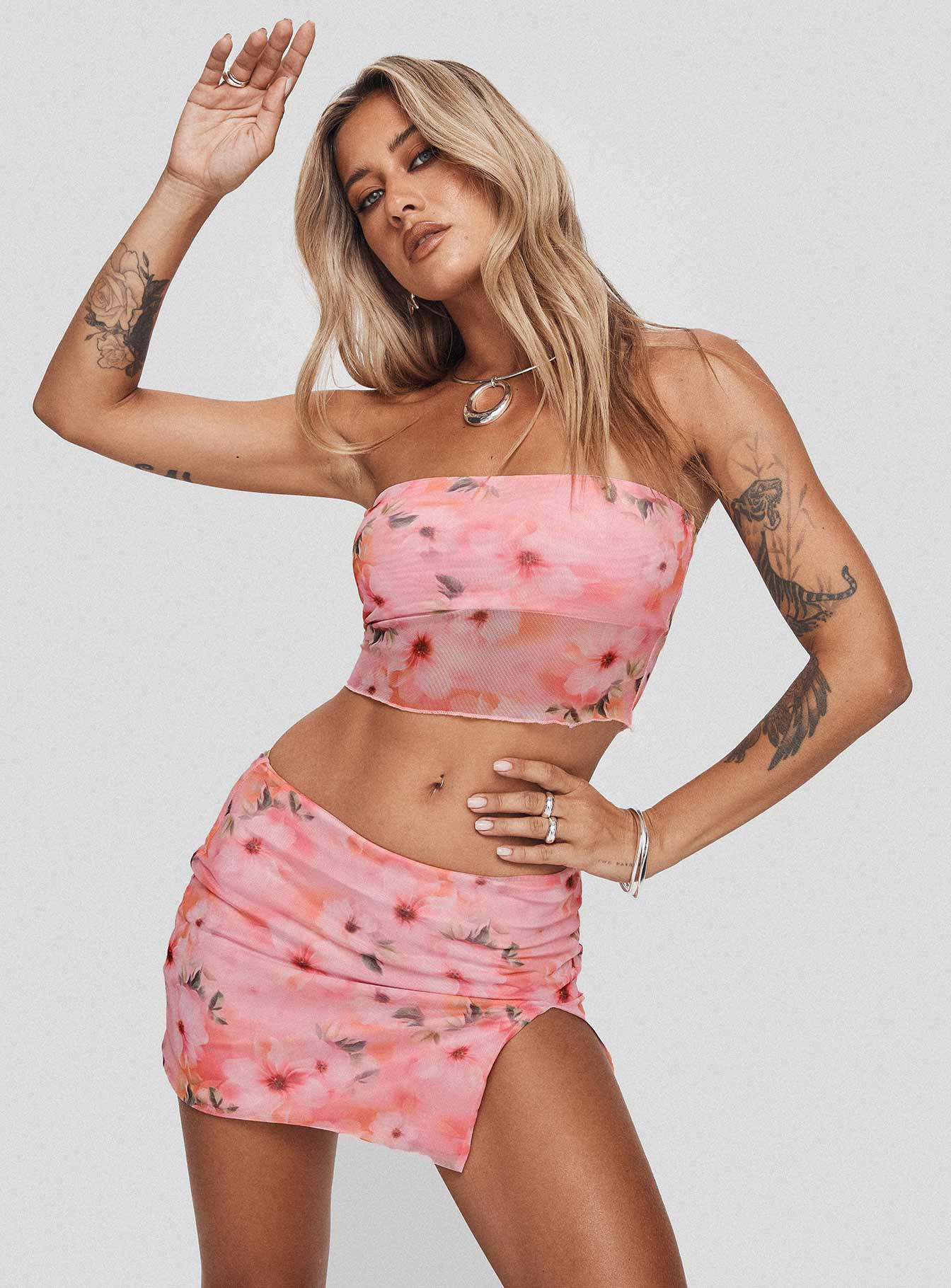 Corella Set Digital Pink Floral - Image 9