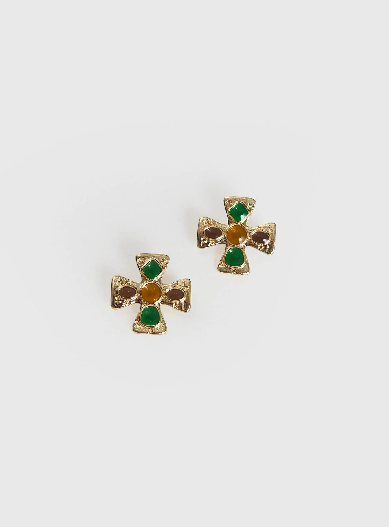 Covie Earrings Gold - Image 2
