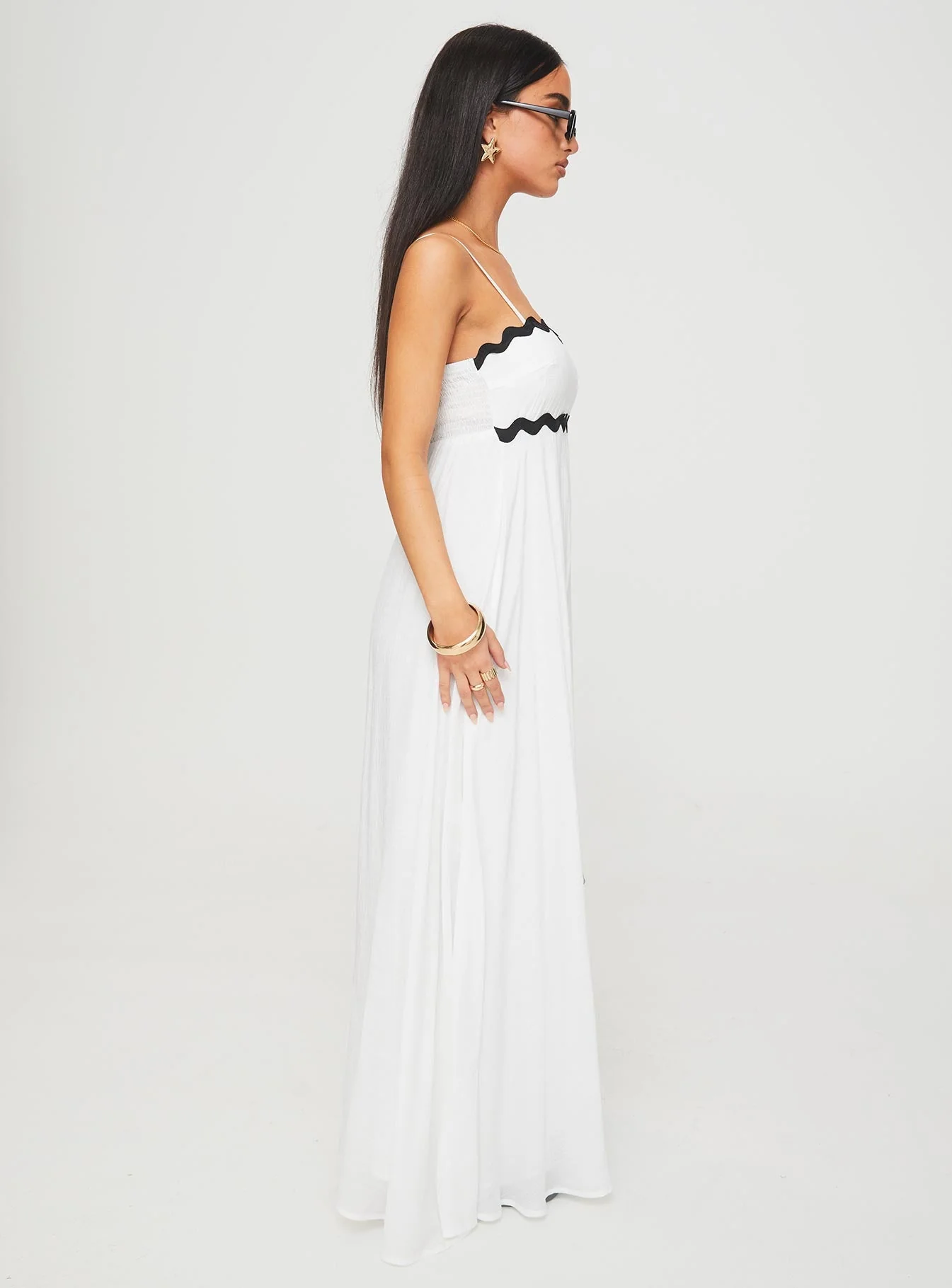 Croxetti Maxi Dress White - Image 4