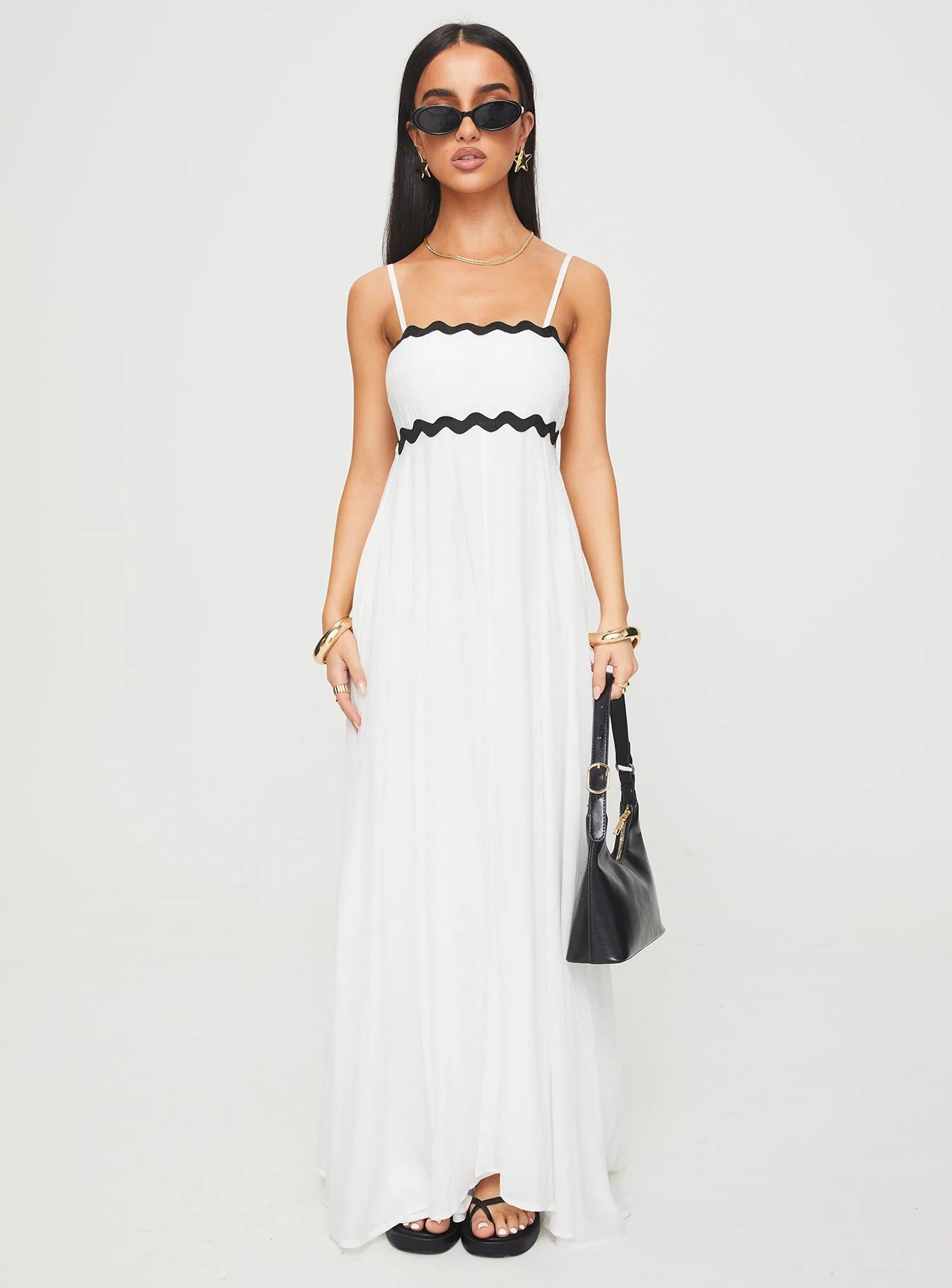 Croxetti Maxi Dress White - Image 7