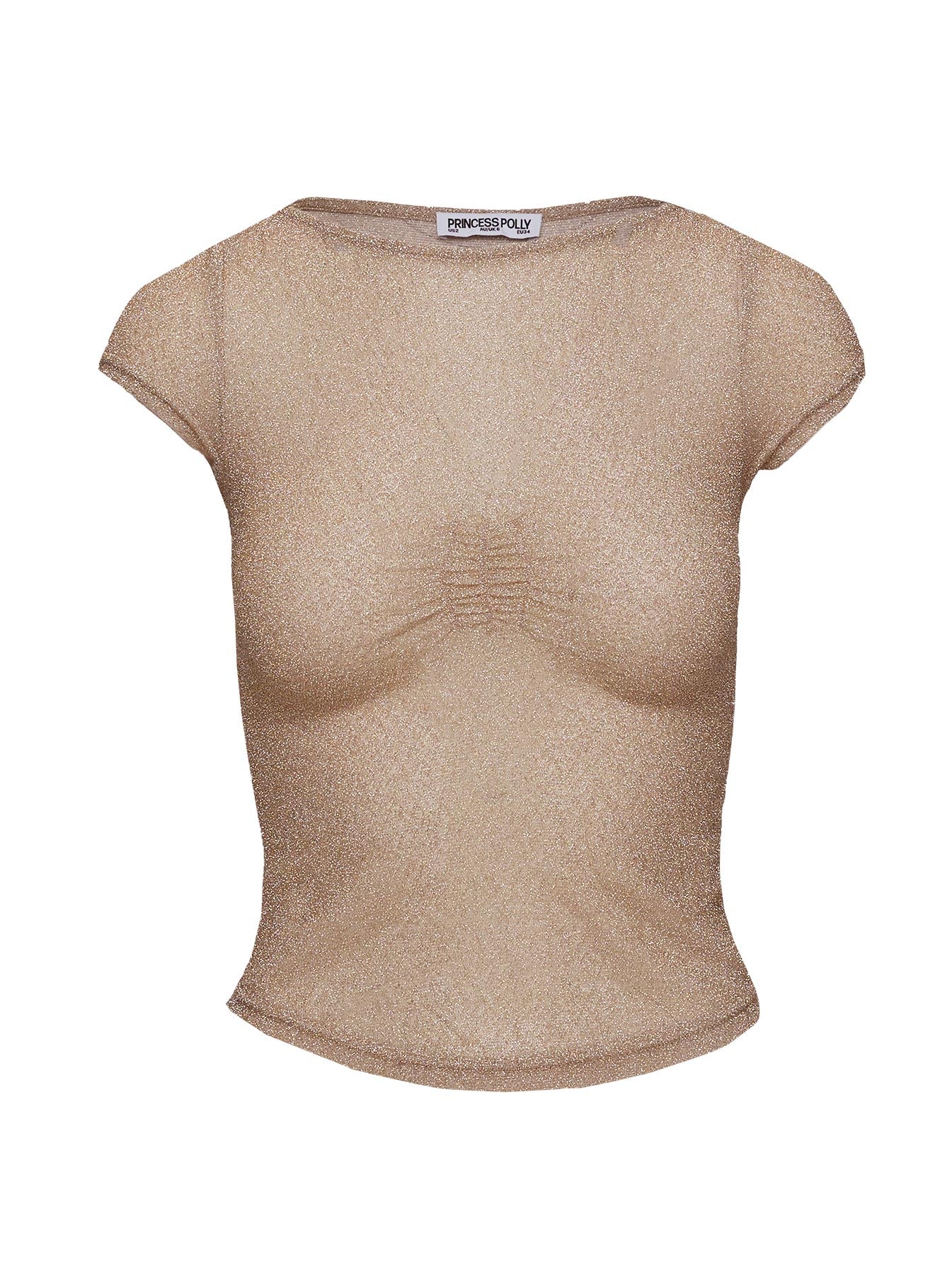 Crystal Clear Mesh Top Rose Gold - Image 5