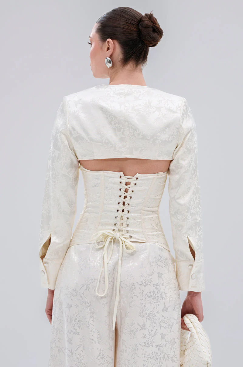DAISY DOVE JACQUARD BLAZER - Image 4