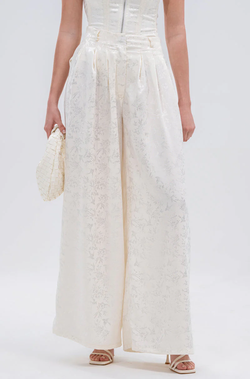 DAISY DOVE JACQUARD TROUSER - Image 2