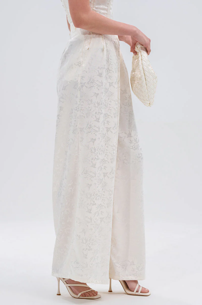 DAISY DOVE JACQUARD TROUSER - Image 3