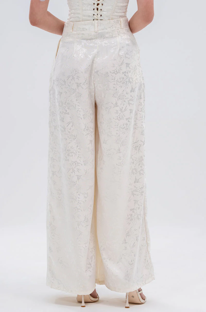 DAISY DOVE JACQUARD TROUSER - Image 4