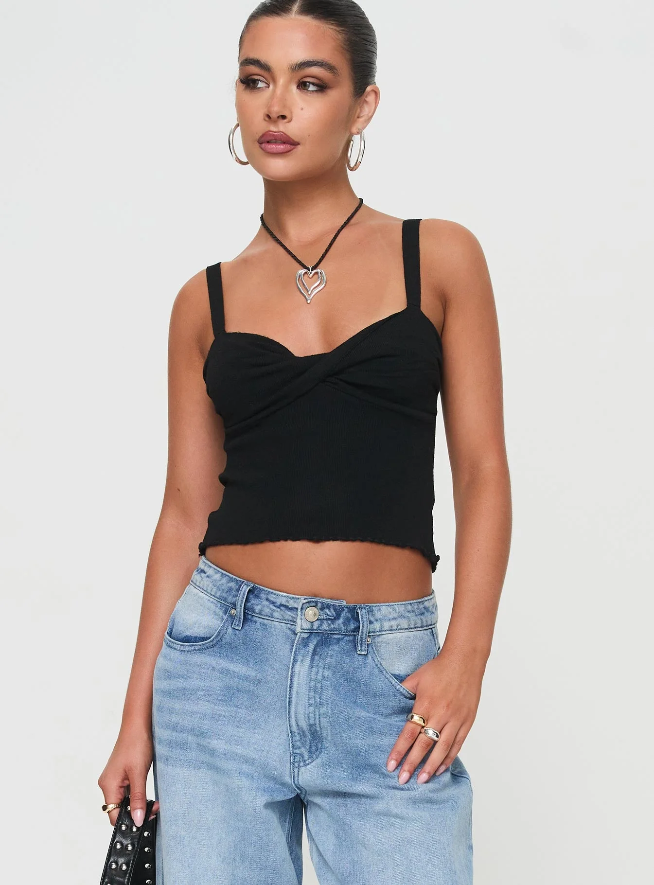 Dalma Twist Top Black - Image 2