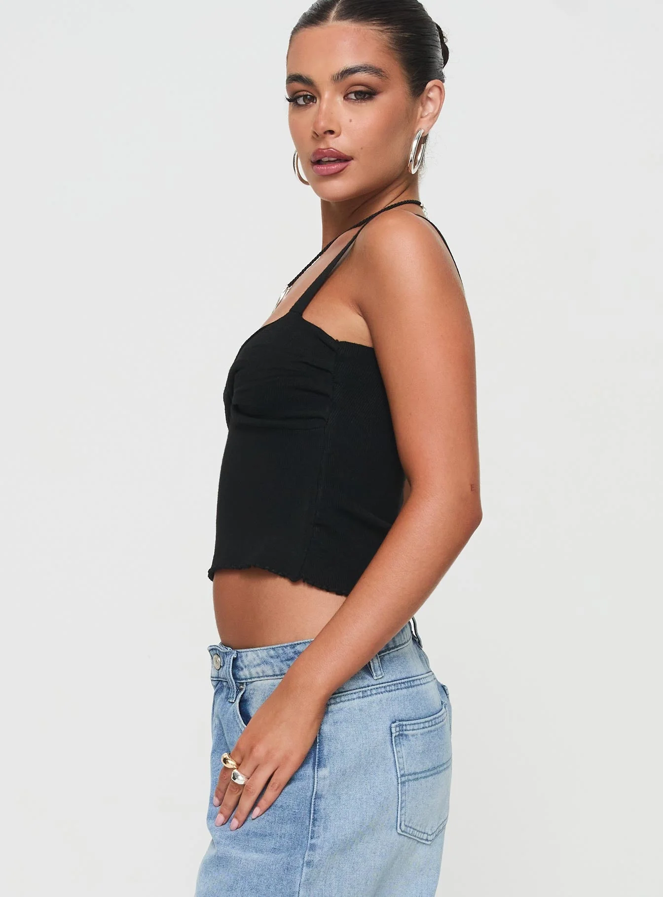 Dalma Twist Top Black - Image 4