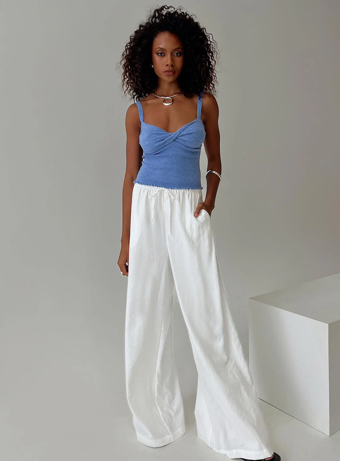Dalma Twist Top Blue - Image 8