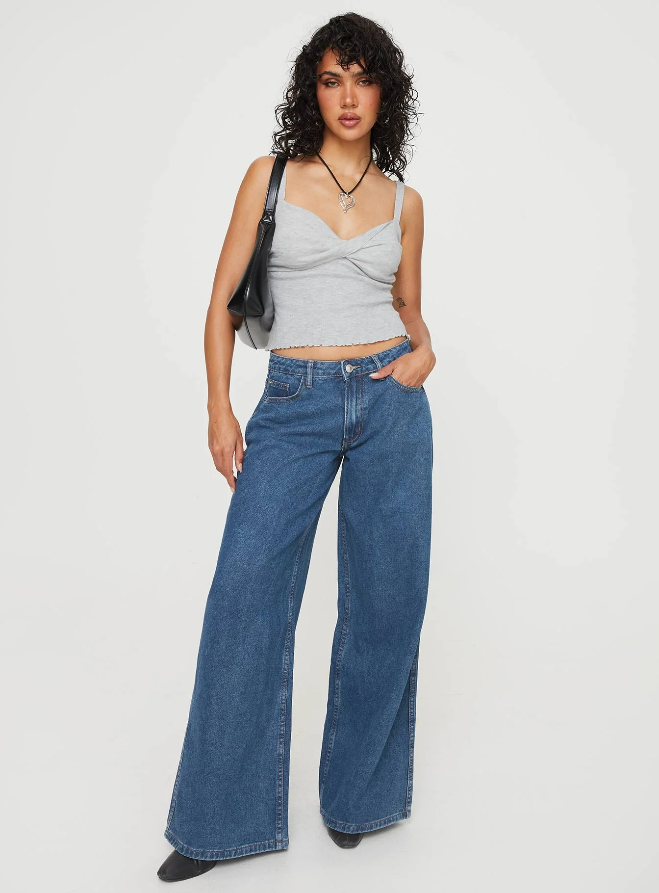 Dalma Twist Top Grey - Image 3