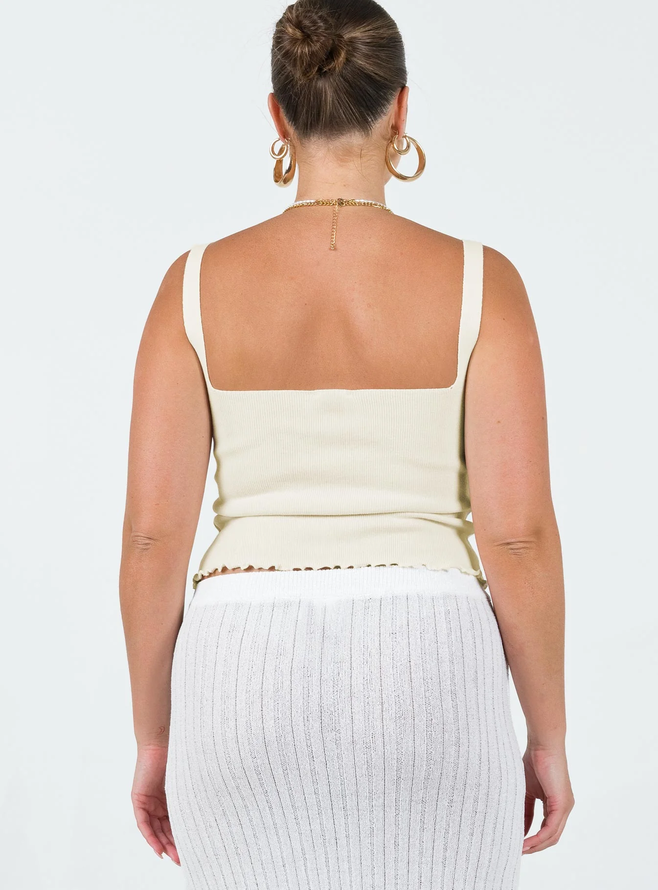 Dalma Twist Top Ivory - Image 5